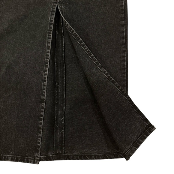 ASOS Black Denim Maxi Skirt - Picture 3 of 7